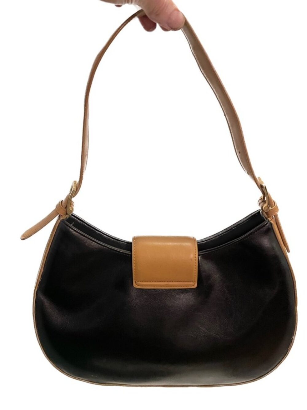 Mondani New York Vintage Two-Tone Shoulder Bag